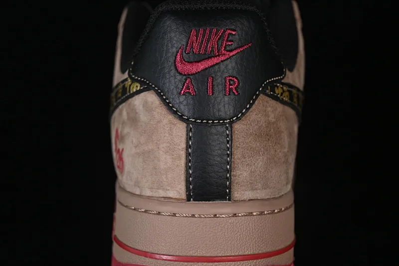 All categories Nk Air Force 1 Air Force series Nk Air Force 1 Low Air Force low-top Nike Air Force 1'07 Low Year of the Horse limited edition red suede Air Force 1 low-top casual sneakers XD0028-009